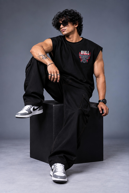 Bull Oversized Vest Tee