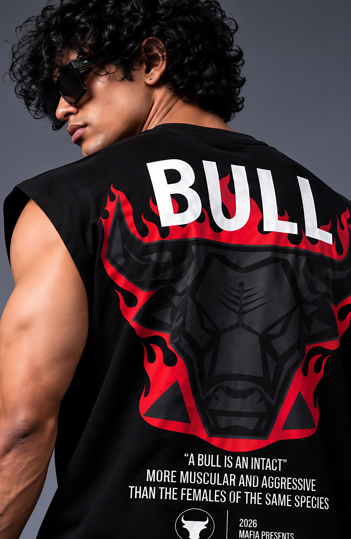 Bull Oversized Vest Tee