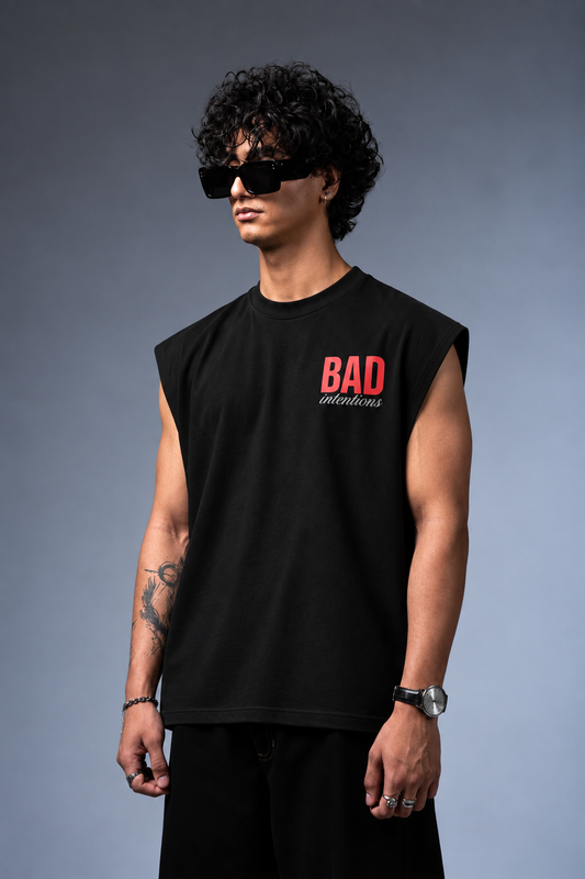 Bad Oversized Vest Tee
