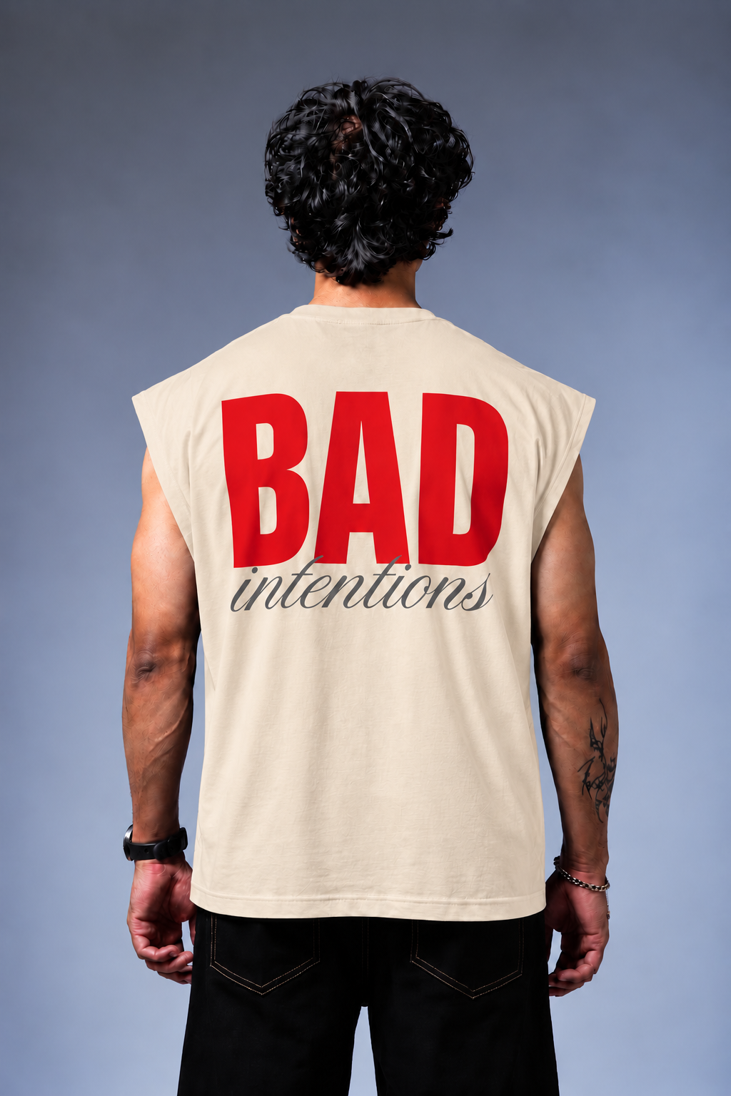 Bad Oversized Vest Tee