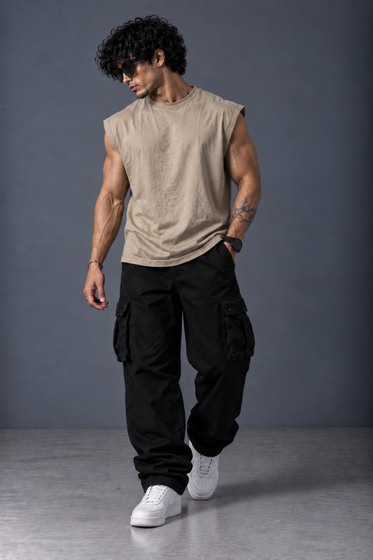 If Not Now Oversized Vest Tee