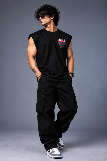 Bull Oversized Vest Tee
