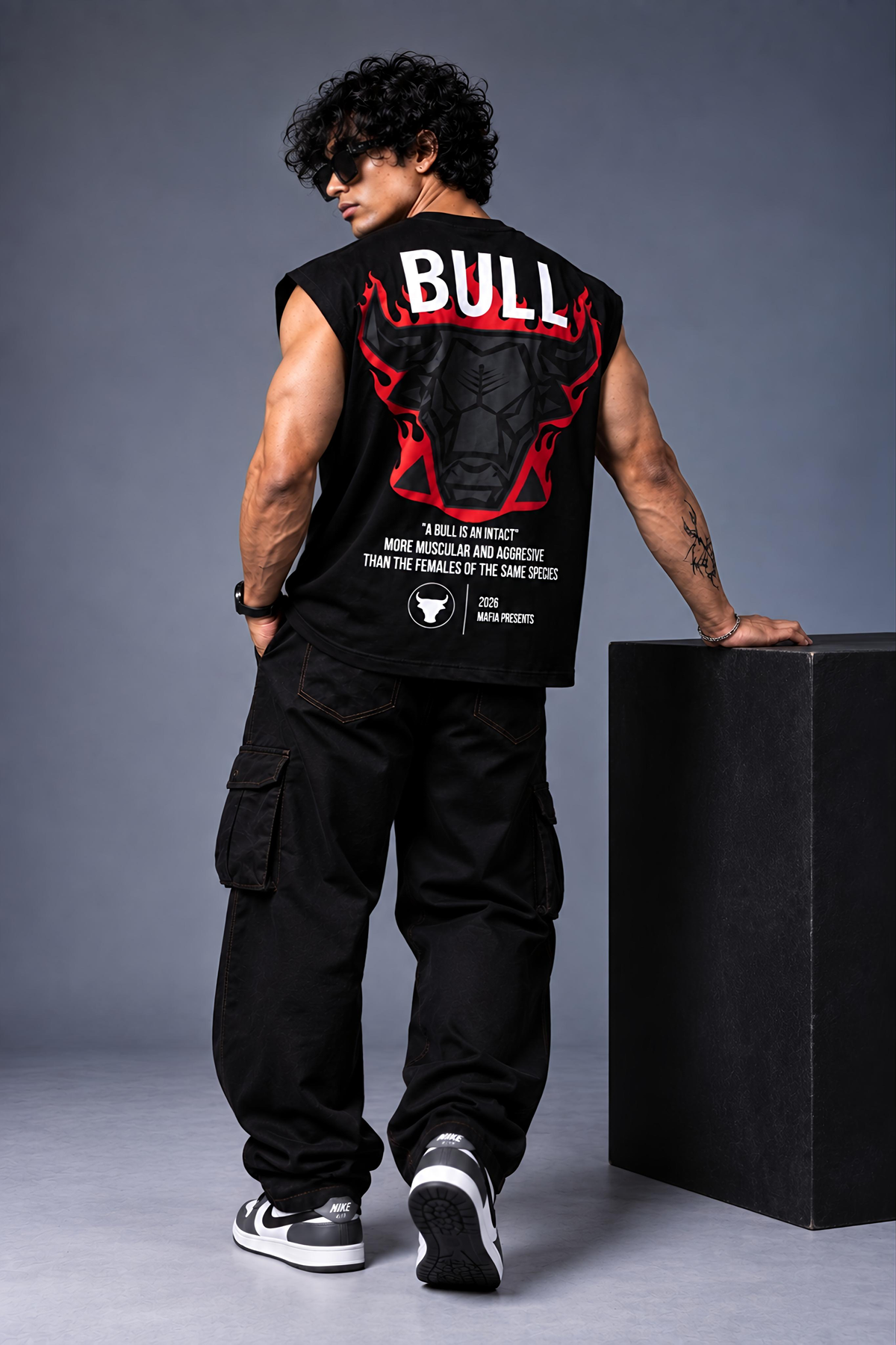 Bull Oversized Vest Tee