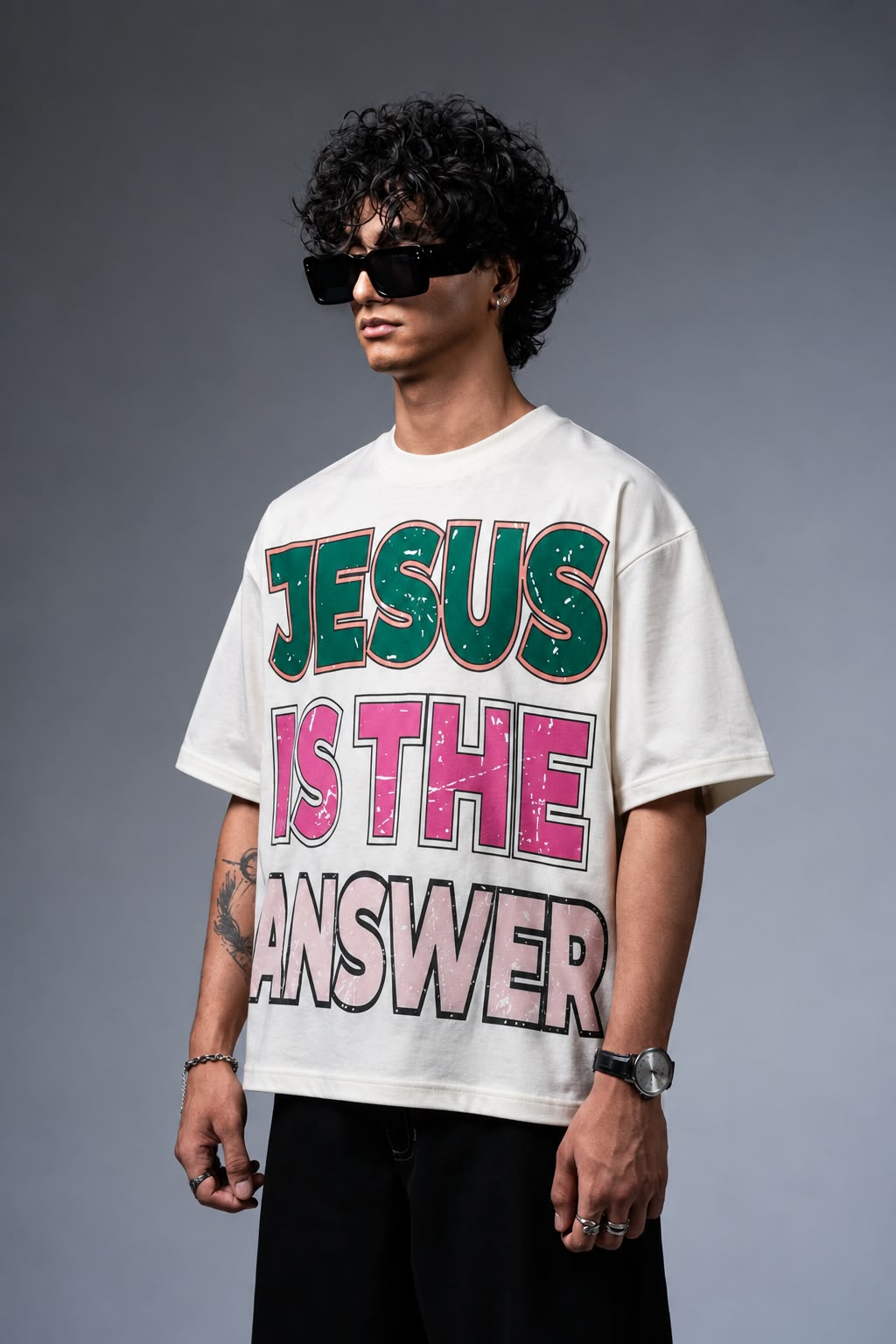 Jesus Is The Awesome Oversized Tee