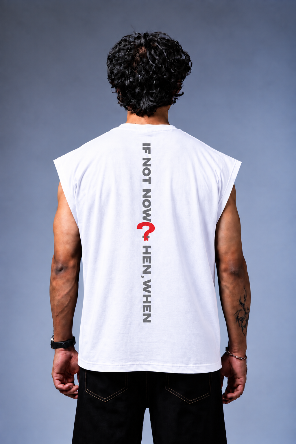 If Not Now Oversized Vest Tee