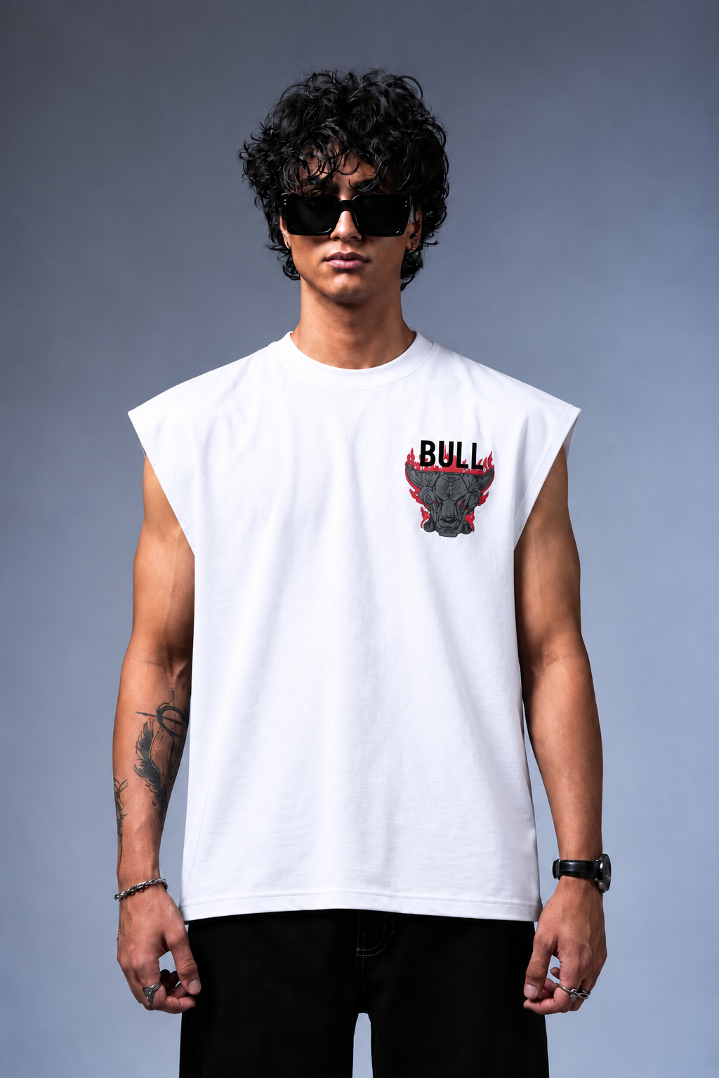 Bull Oversized Vest Tee