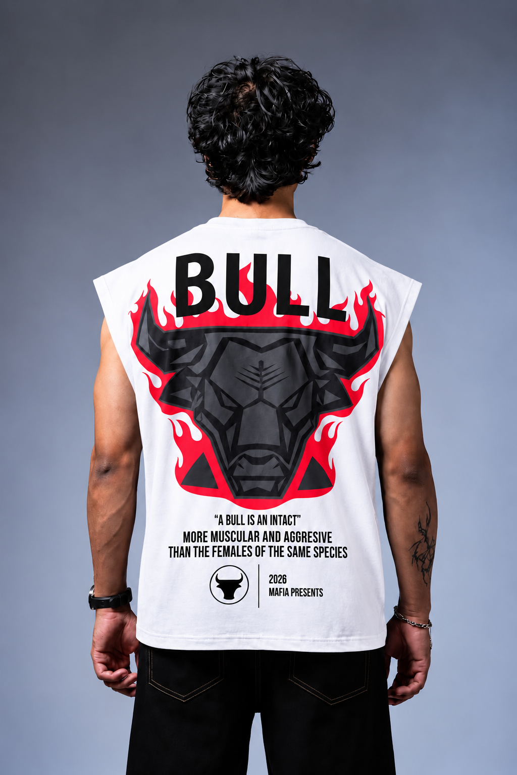 Bull Oversized Vest Tee