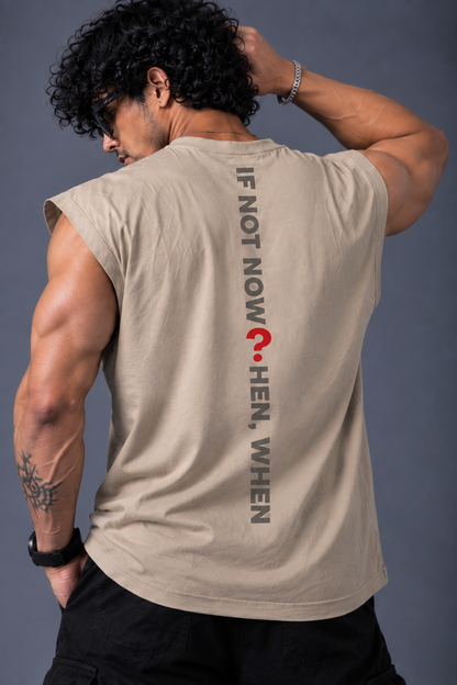 If Not Now Oversized Vest Tee