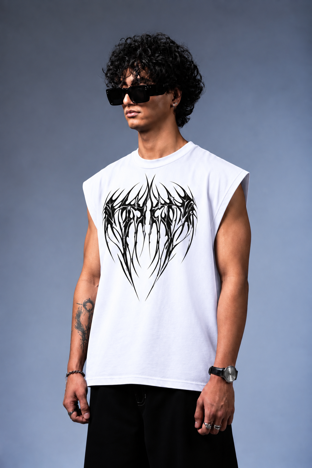 Bat Oversized Vest Tee