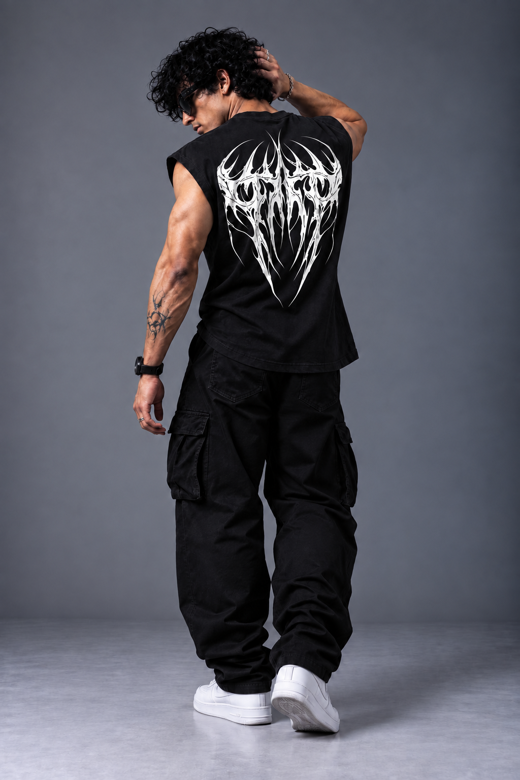 Bat Oversized Vest Tee