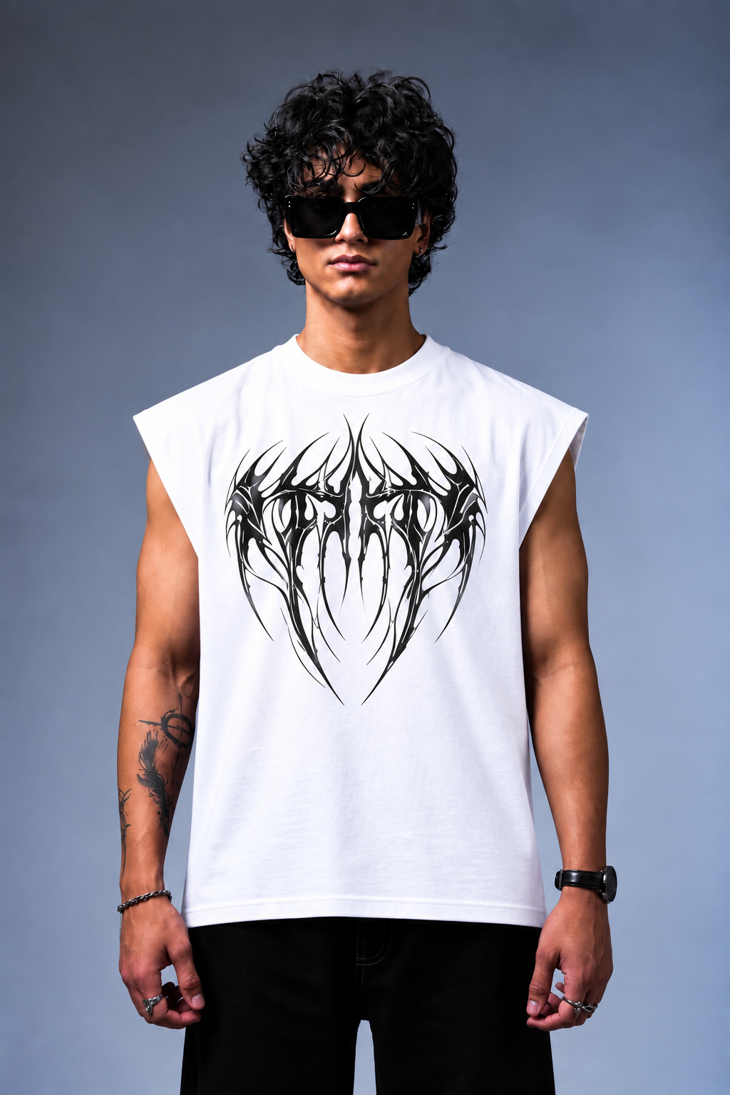 Bat Oversized Vest Tee