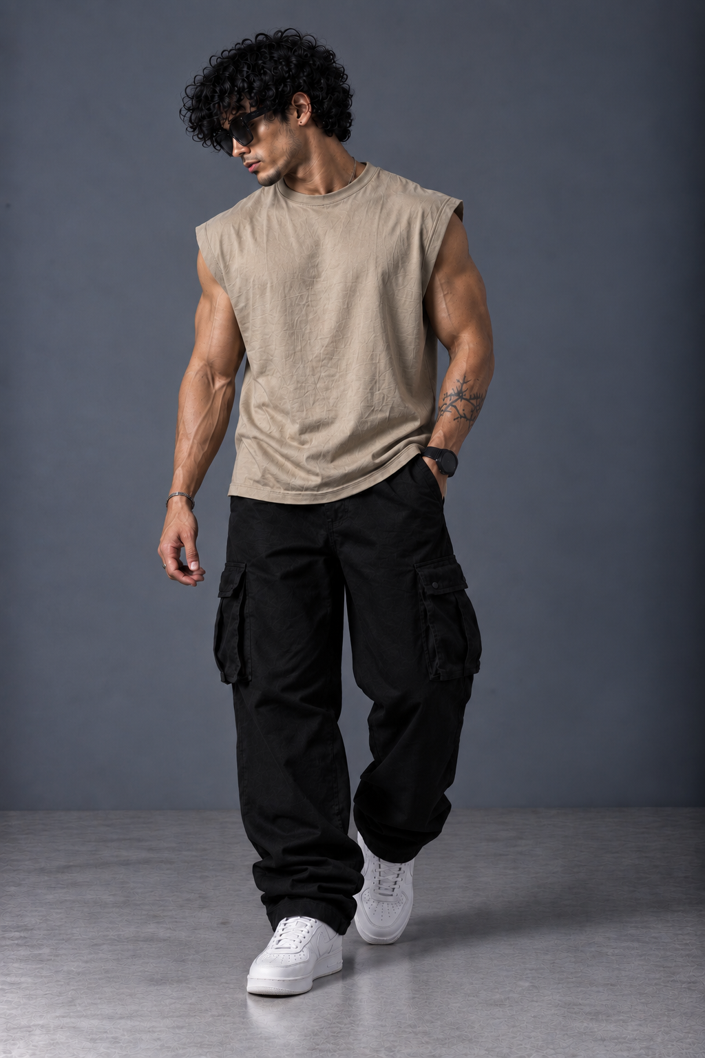 If Not Now Oversized Vest Tee