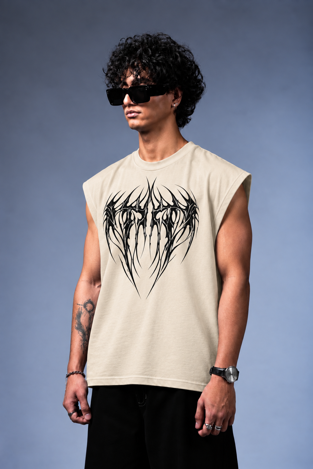 Bat Oversized Vest Tee