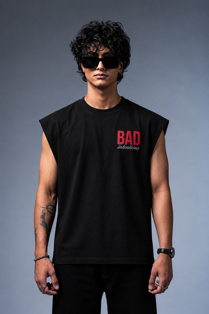 Bad Oversized Vest Tee