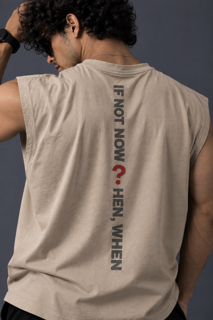 If Not Now Oversized Vest Tee