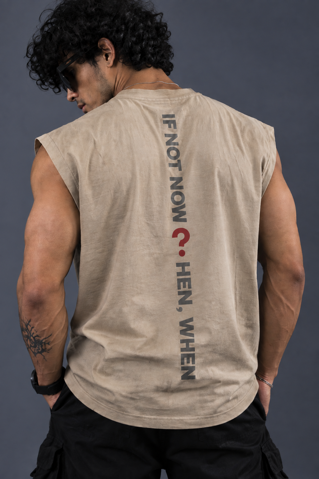 If Not Now Oversized Vest Tee