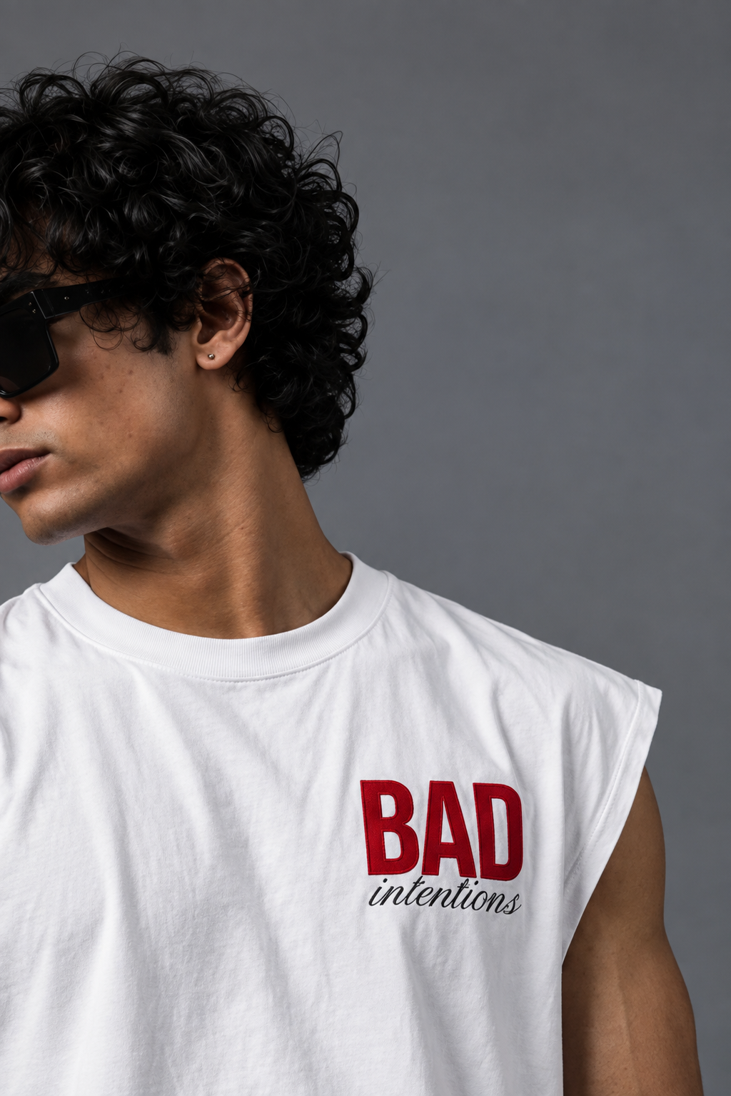Bad Oversized Vest Tee